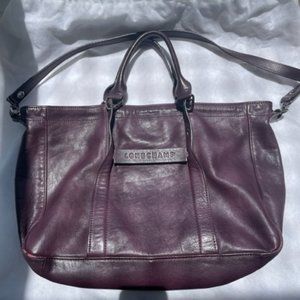 Longchamp 3D  Purple Leather